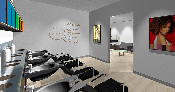 Environmental graphics for ColorOnly