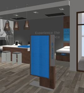 Sales display for Intellibed