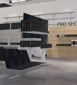 Merchandise display design concepts for restaurant franchise