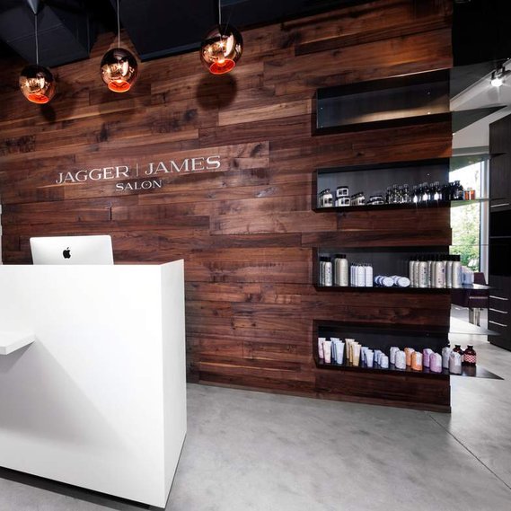Salon interior and furnishing design for Jagger James  Salon