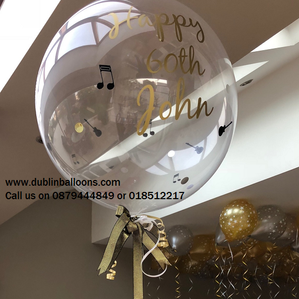 Use Dublin Balloons for great personalised confetti balloon displays.