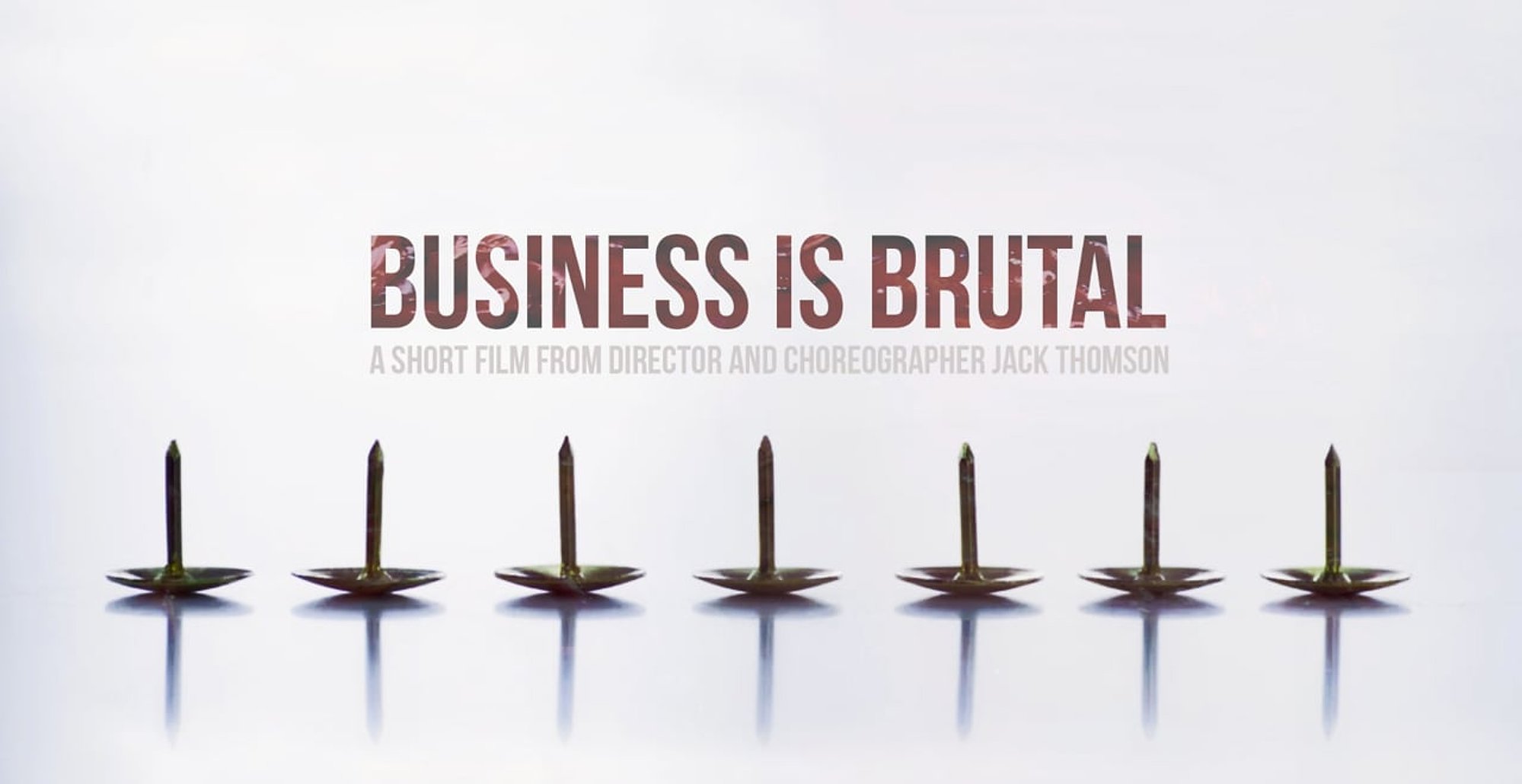 Business is Brutal . Dance film . Jack Thomson Filmmaker. Jack Thomson Photography . Short film . Random Acts. Screen dance . Dance . 2017. Inshadow Film festival . Chihiro Kawasaki. Sam Coren . Phoenix Dance Theatre.   