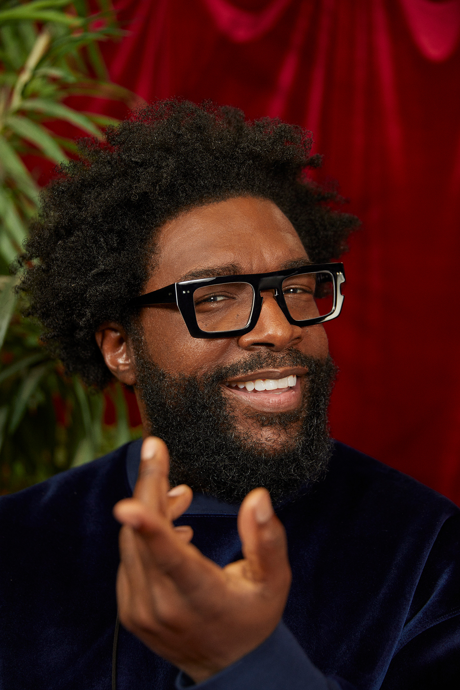 portrait of Questlove by Ren Adkins for Entertainment Weekly at the Savannah Film Festival