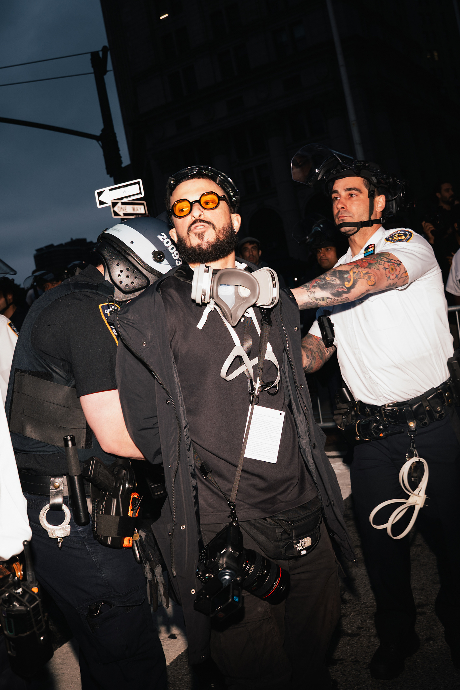 Photojournalism series of the No Kings protest in New York City for The New Republic magazine