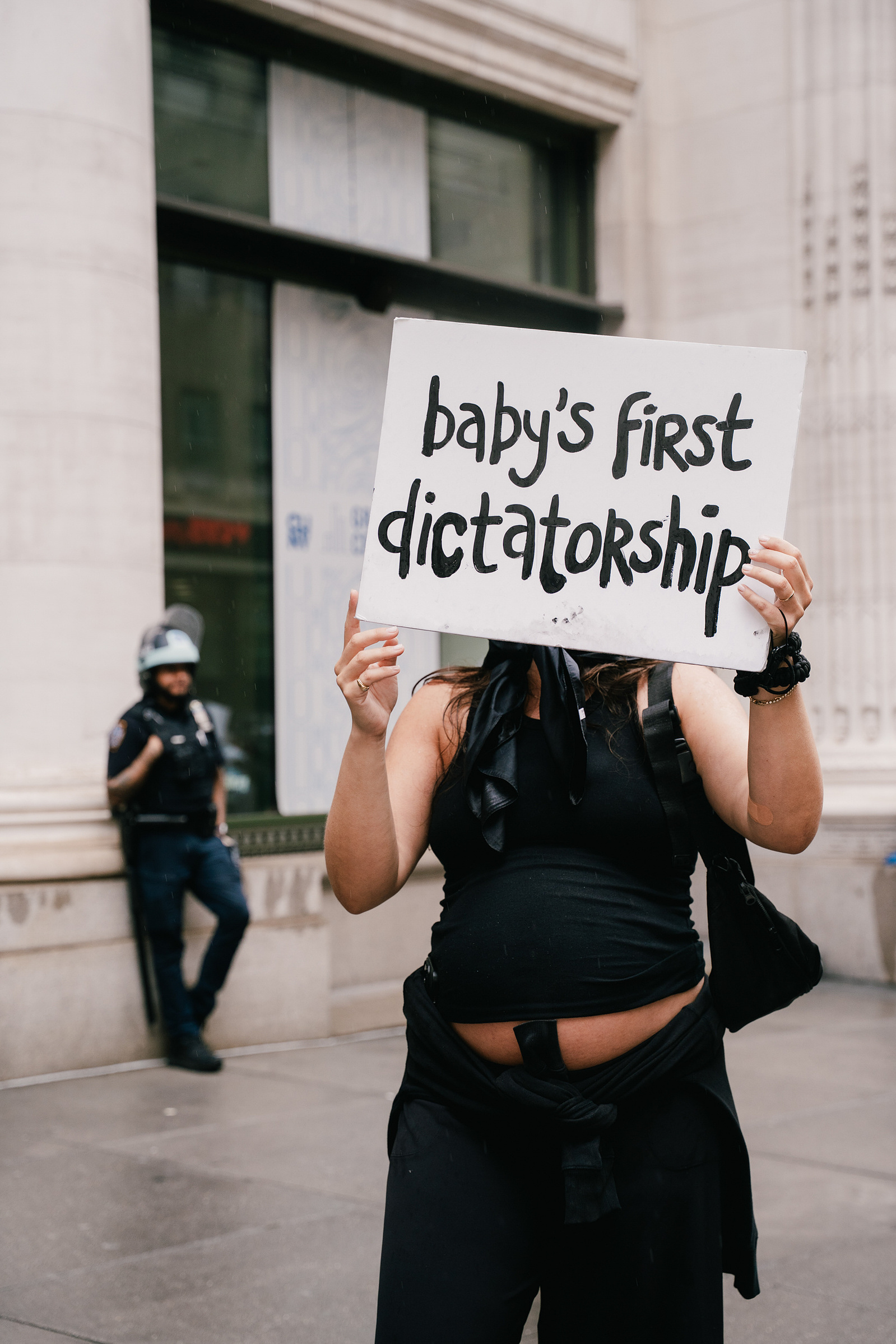 Photojournalism series of the No Kings protest in New York City for The New Republic magazine