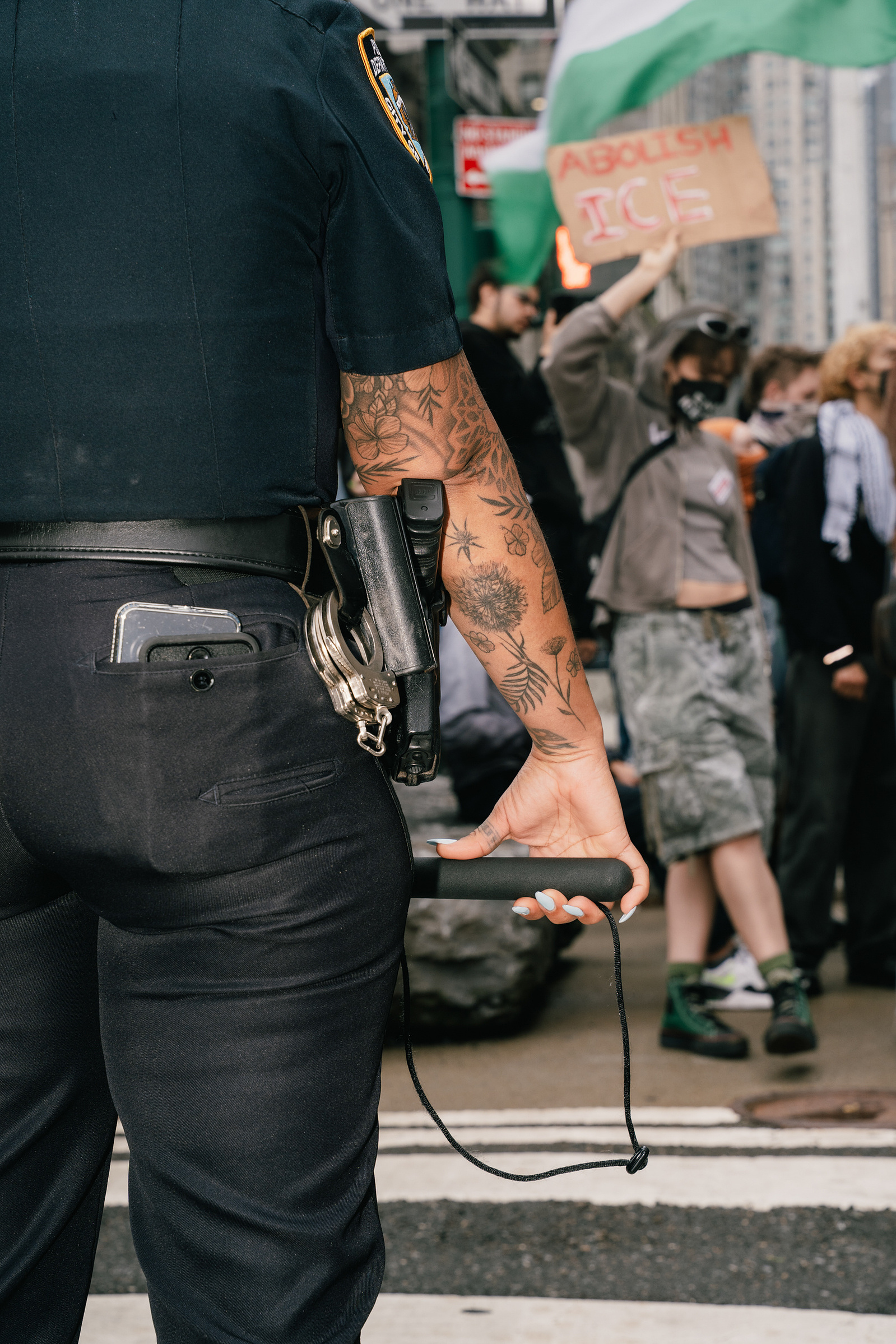 Photojournalism series of the No Kings protest in New York City for The New Republic magazine
