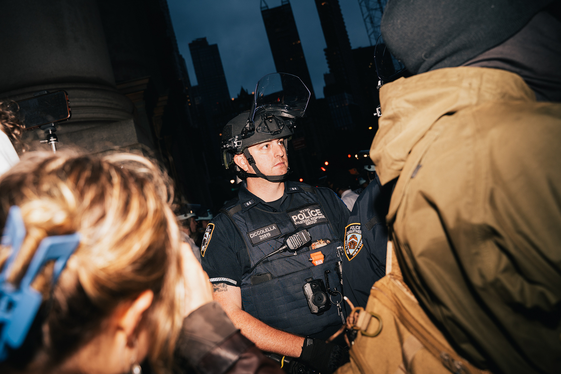 Photojournalism series of the No Kings protest in New York City for The New Republic magazine