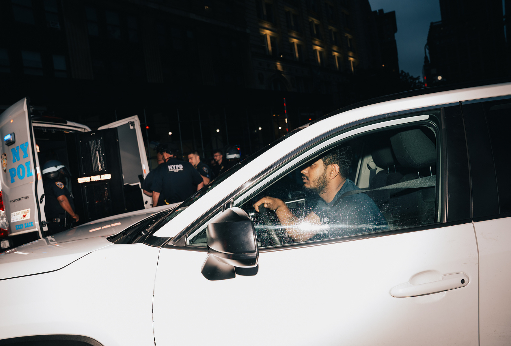 Photojournalism series of the No Kings protest in New York City for The New Republic magazine