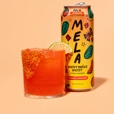 CPG Product photography for Mela drink by boston cpg photographer Michelle Boule