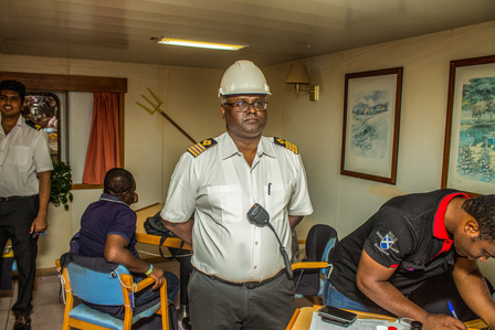 The ship's captain. Oil and Gas