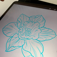 ontariotattoo flowers flowertattoo blackworktattoo black and grey tattoo
 botanical tattoo botanical illustration