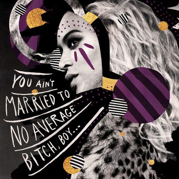 Beyonce Collage by David J Weissberg