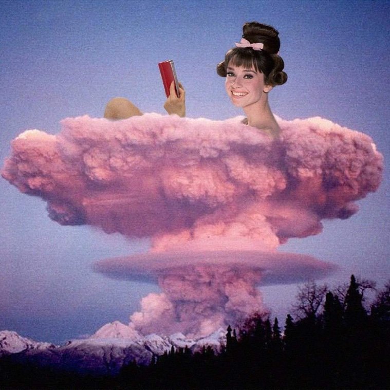 dark humour collage art by Johnny smith