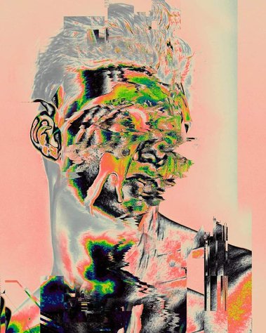 glitch fashion photography Adrian cain