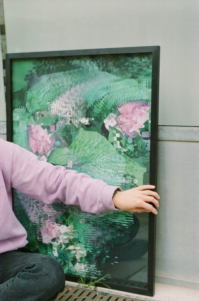 Photograph of print by Alina zum hebel