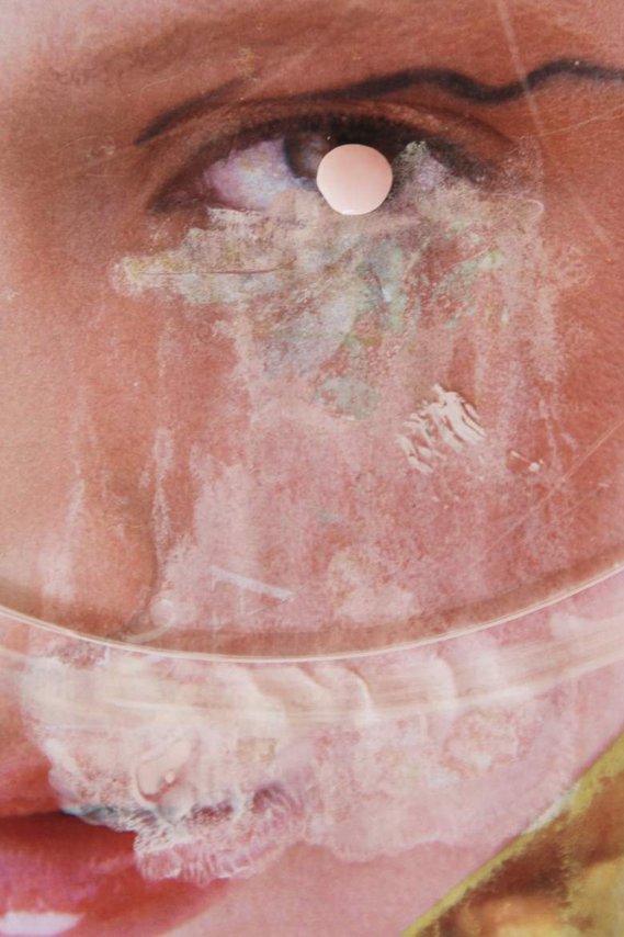 texture and painting over photography | Lucille bellini 