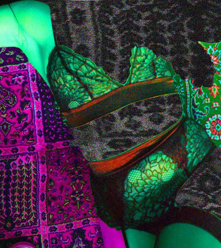 over saturated collage photography