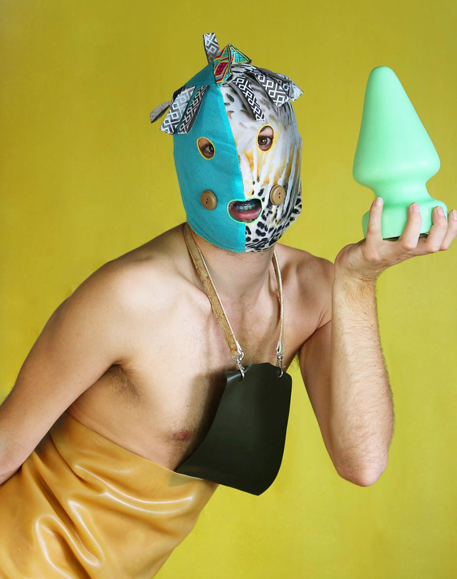 UTOPIA is a queer futures art exhibition in Amsterdam exploring the future of LGBT life through artificial intelligence, photography, art installation and video.  Image of Arthur Candio.