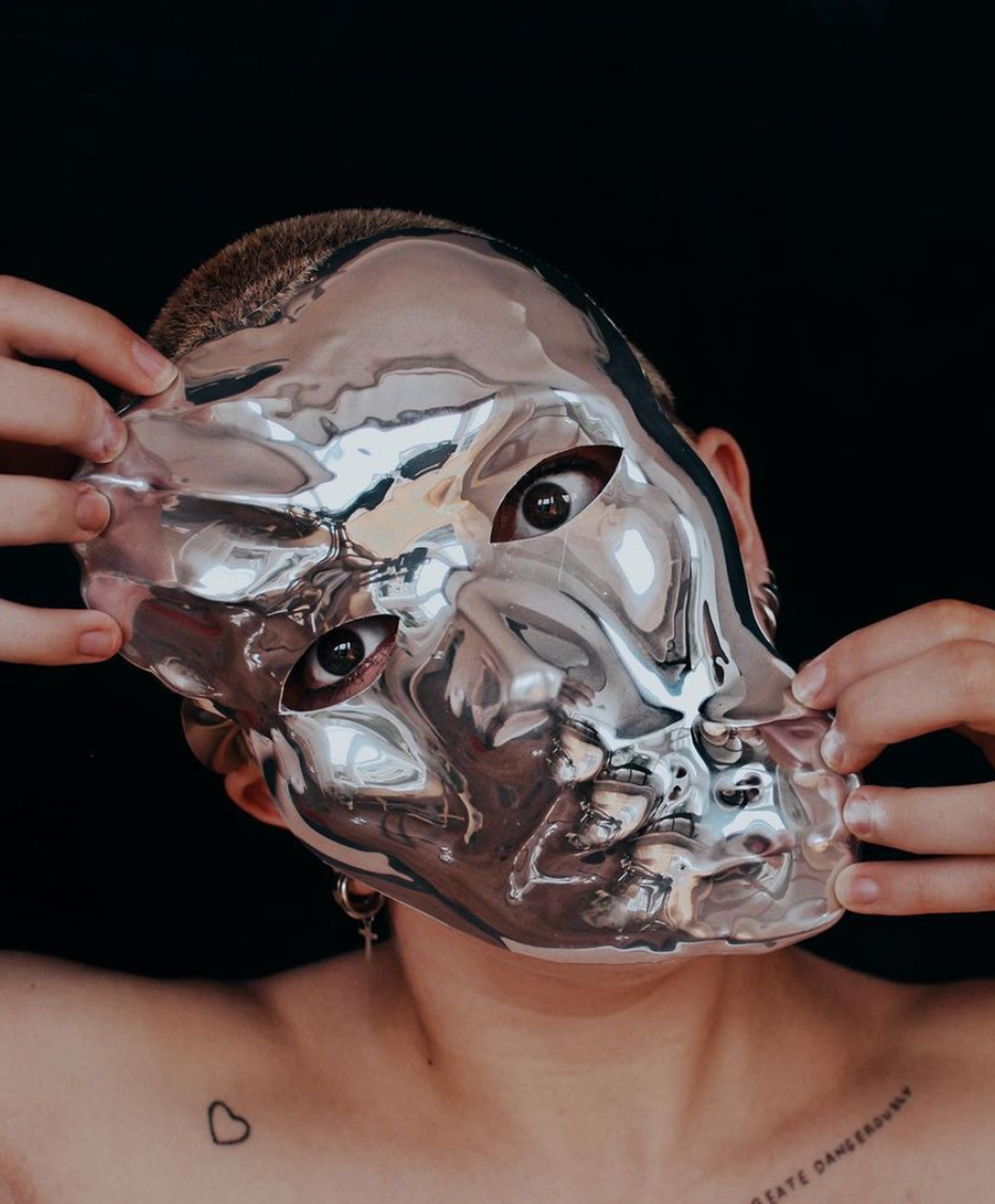 UTOPIA is a queer futures art exhibition in Amsterdam exploring the future of LGBT life through artificial intelligence, photography, art installation and video. Image of Stella Marbles.