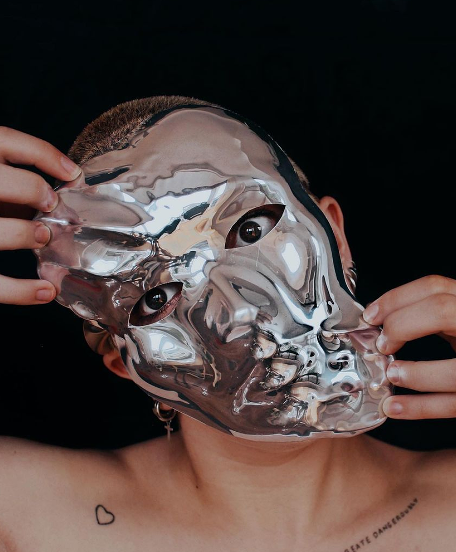 UTOPIA is a queer futures art exhibition in Amsterdam exploring the future of LGBT life through artificial intelligence, photography, art installation and video. Image of Stella Marbles.