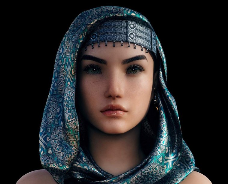 animated woman by heal bell