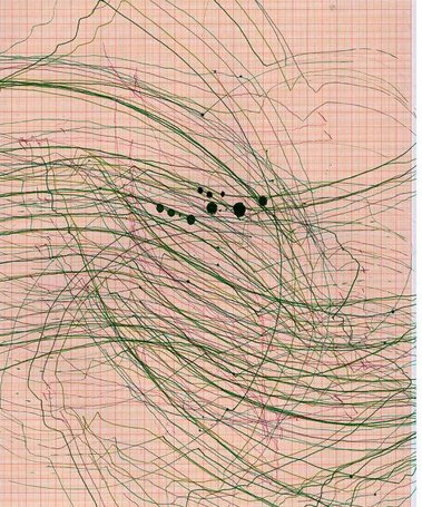 Lined drawings by German contemporary artist Lev Khesin