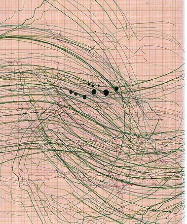 Lined drawings by German contemporary artist Lev Khesin