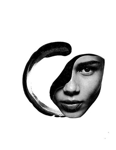 black and white analogue collage of Binx Walton for Beyond Photography by Alex Morris