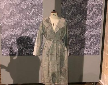 Fashion Image and photography printed on fabric by artist Flo-Amitage Hookes