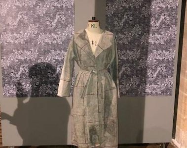 Fashion Image and photography printed on fabric by artist Flo-Amitage Hookes