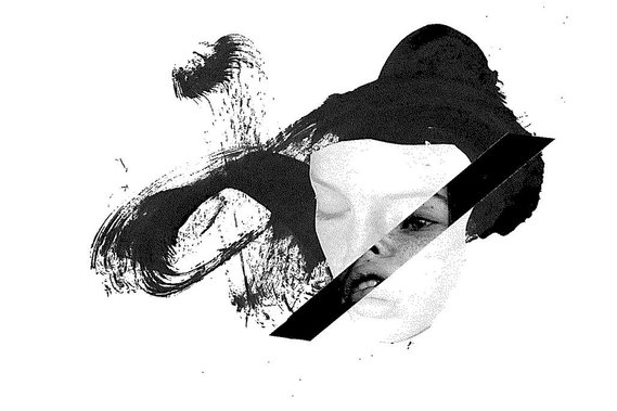 macabre collage art