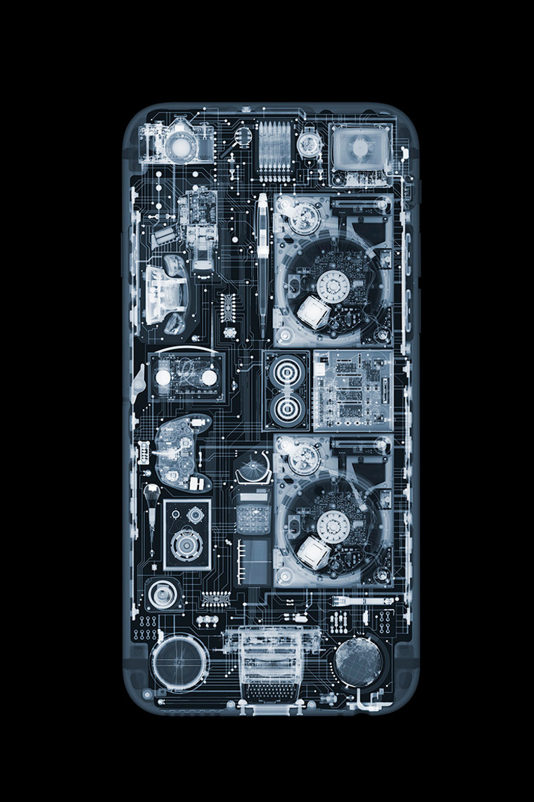 x-ray of an iPhone for beyond photography 