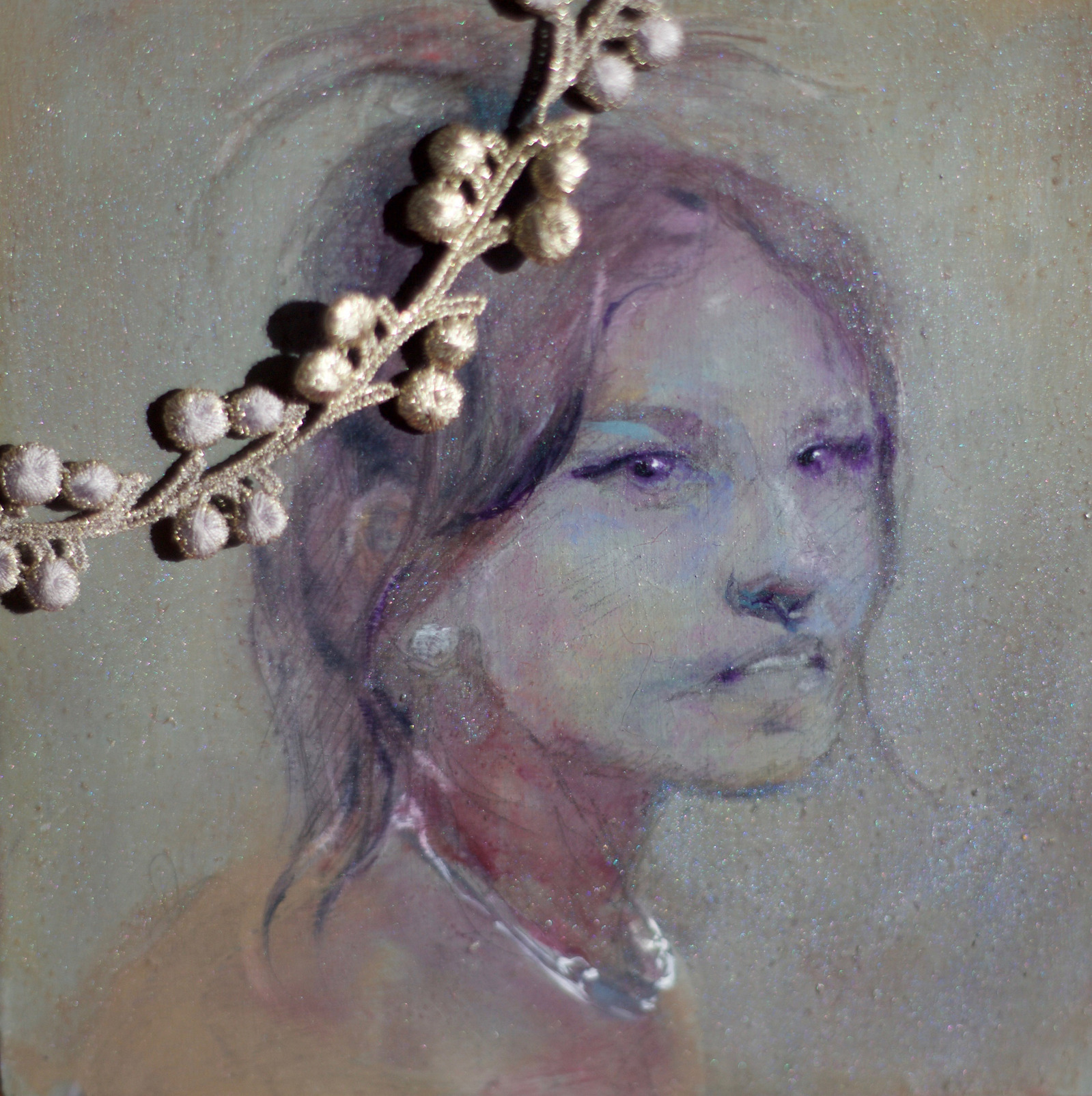 Alison. Oil on wooden panel.