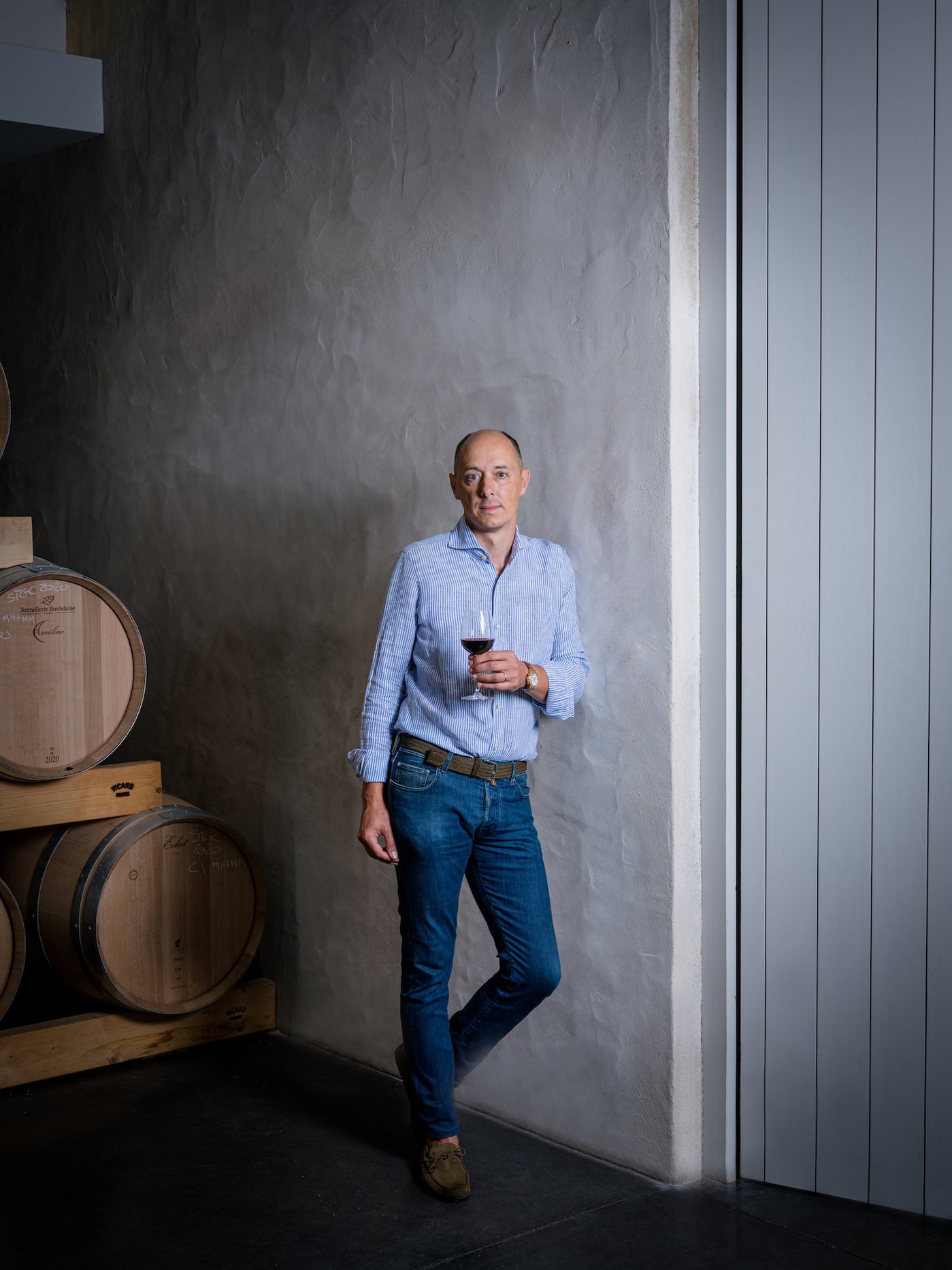 Marc-André Vandenbogaerde, propriétaire belge du Château Badette - Photo Brice Braastad.