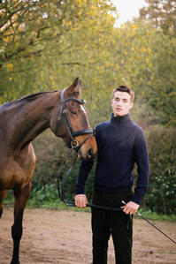 Portrait de Camille Braastad, cavalier de concours complet d&#x27;équitation, Le Pouget, France, 2024. Photo © Brice Braastad - Episode II. 