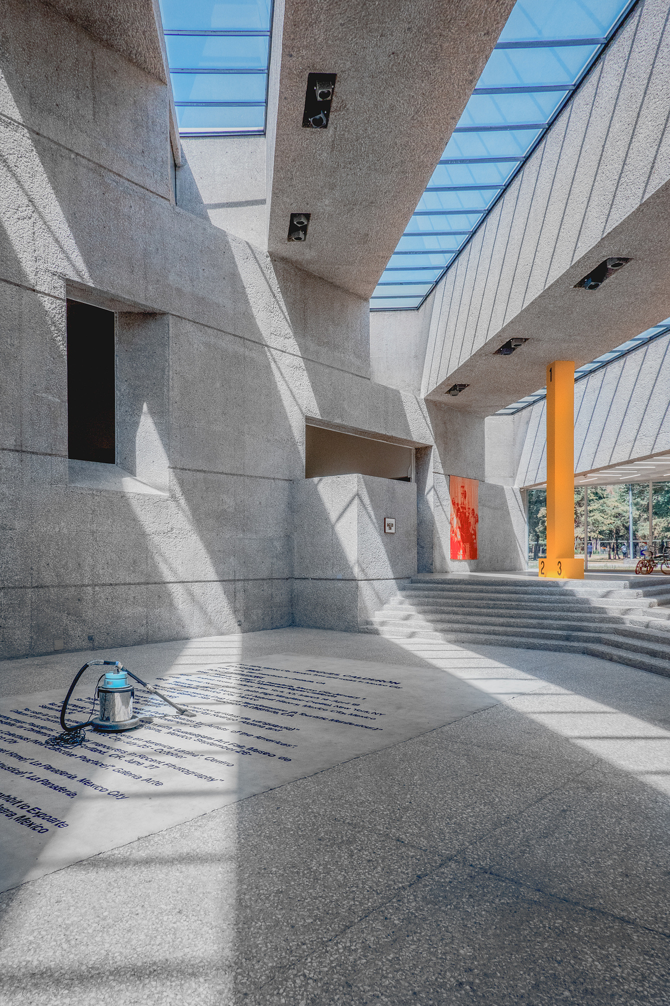 Interior design for the Museo Tamayo, Chapultepec, Mexico City.