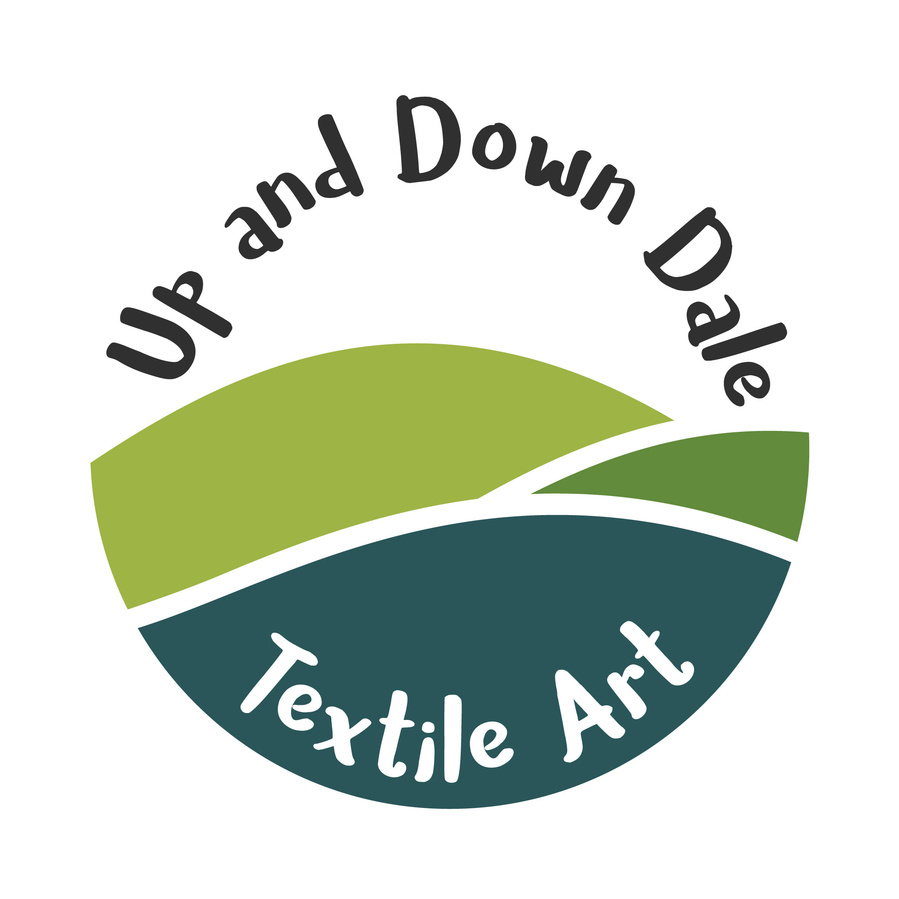 UpandDowndale textile art logo