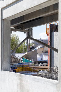 Travaux Acrobatiques opérés par Jarnias à Brest, France photo Bekker Thomas