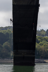 Travaux Acrobatiques opérés par Jarnias à Brest, France photo Bekker Thomas