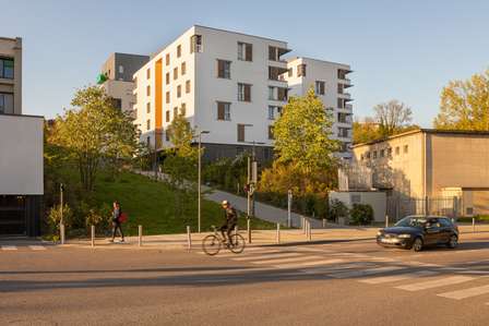 Logements eco quartier Les Passerelles, Wolff Mugnier Architectes @ Cran Gevrier Photo : Thomas Bekker