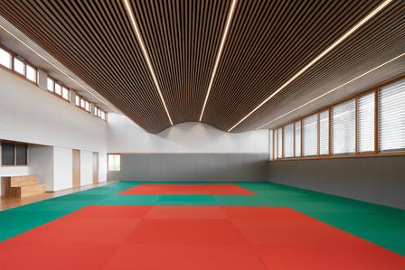 MJC du Chablais by Wolff & Mugnier Architectes @ Douvaine, Photo : Thomas Bekker