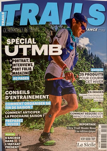 ​Trail Magazine cover of Xavier Thevenard 