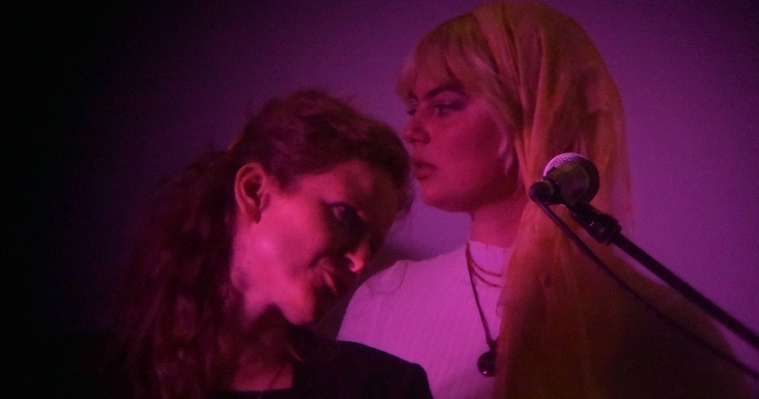KRUH in Bojnice, February 2023, Kataryna Miel and me - captured by Veronika Studená.