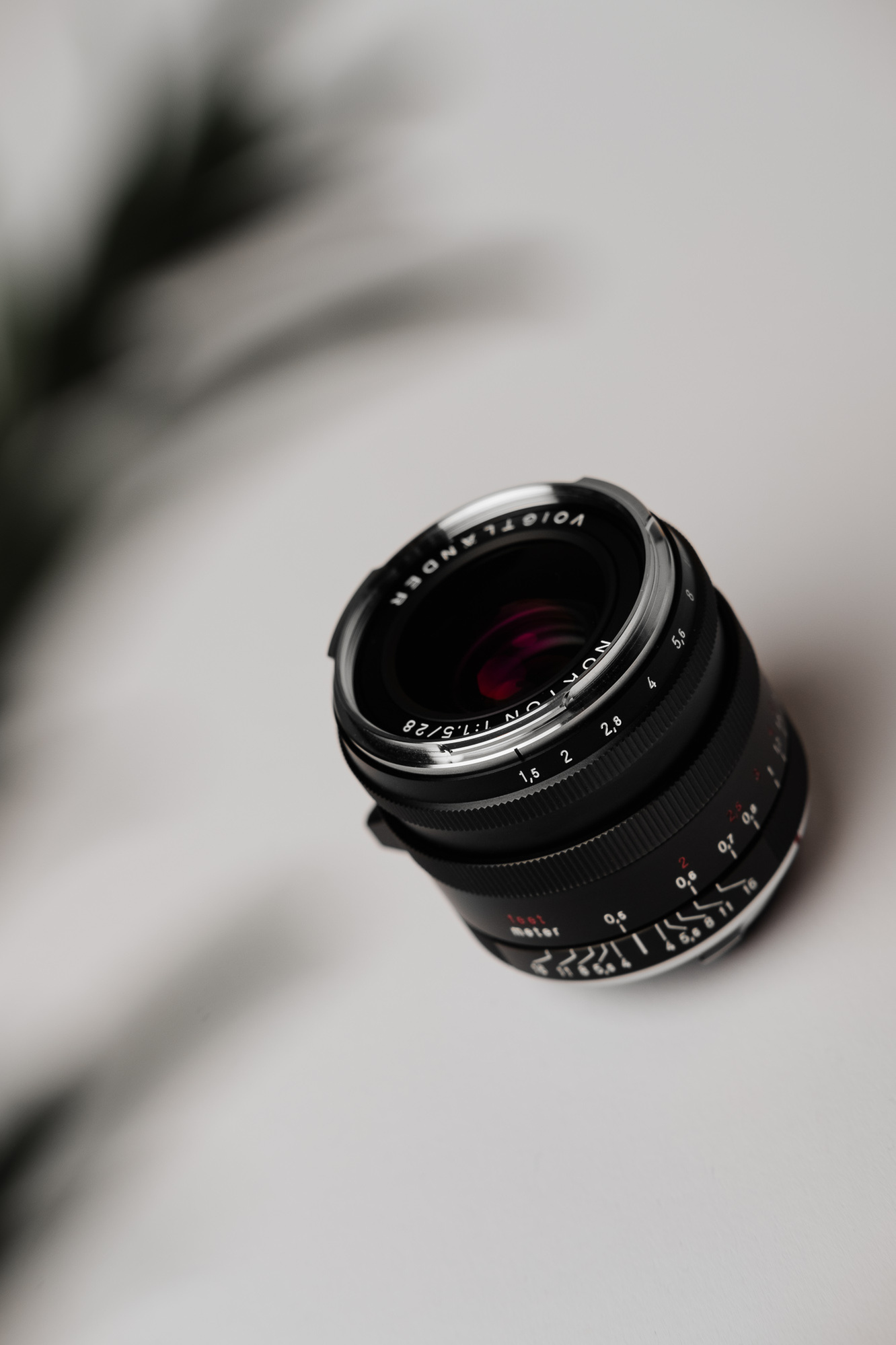 Product Photo of the new Voigtlander 28mm 1.5 Nokton VM