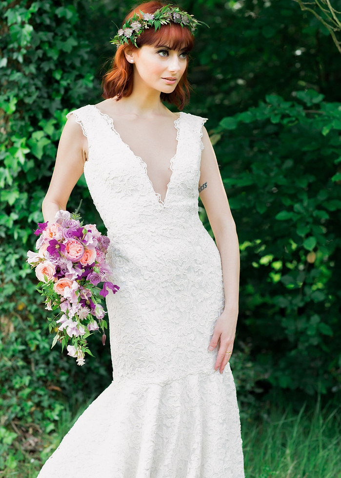 Bridal editorial featuring Lara Ashley (Audrey) Wedding Dress