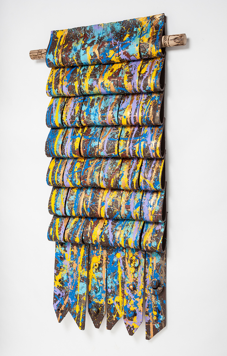 Scatter Blessing-Multicolored Art Piece That Resembles A Blanket 