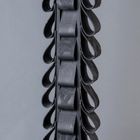 Thank You Mr. Mandela-Totem in the Shape of Ties With Painted A Black.