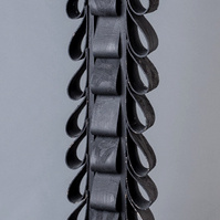 Thank You Mr. Mandela-Totem in the Shape of Ties With Painted A Black.