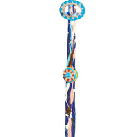 Passion Of Hope-Abstract Ladder With Abstract Ties On The Top. The Ladder and Ties Are Multicolored.