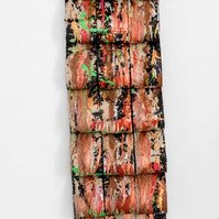 Watchin Faith III-Multicolored Art Piece That Resembles A Blanket 